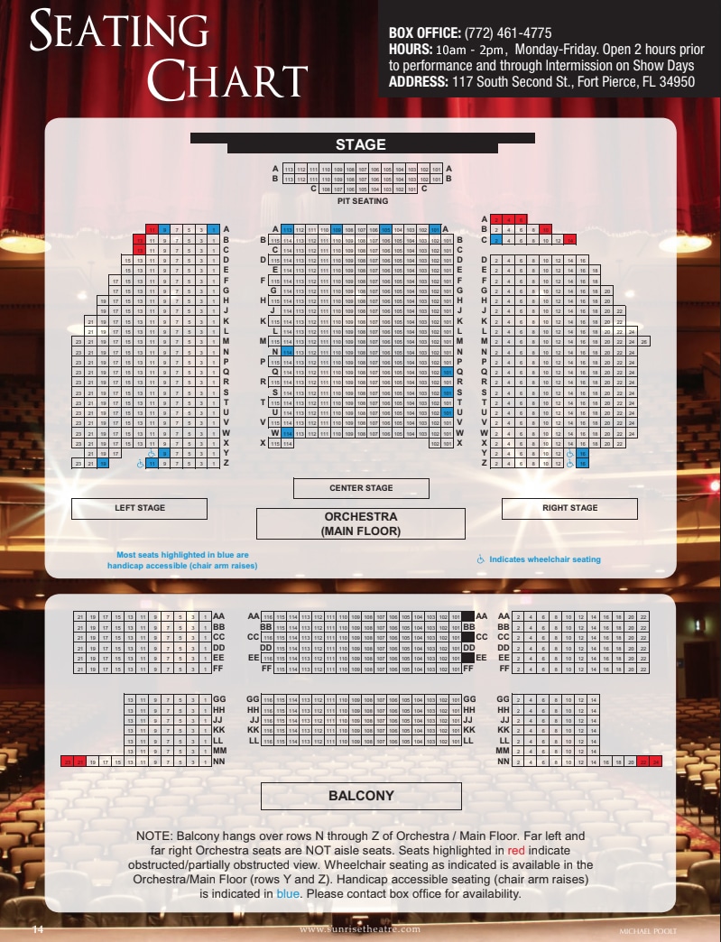 Riverside Theater Vero Beach Seating Chart